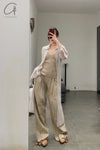SWAYING/KNIT Mohair Slim Long Cardigan SW22AW1T83 Light Grey PS53